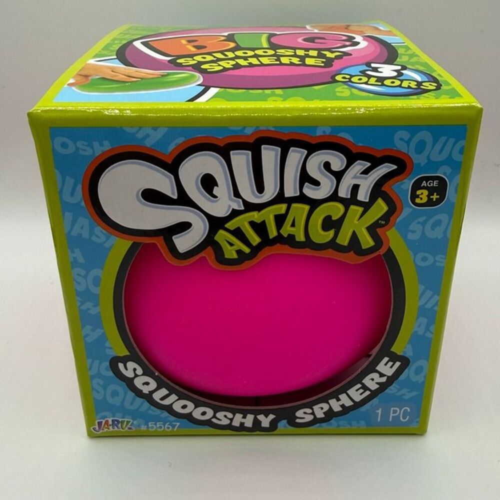 Ja Ru - BIG Squooshy Sphere in Pink: JUMBO Viral Squishy Toy
